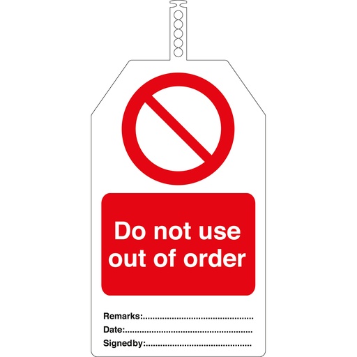 [BRICONB-005] "DO NOT USE OUT OF ORDER" SIGN